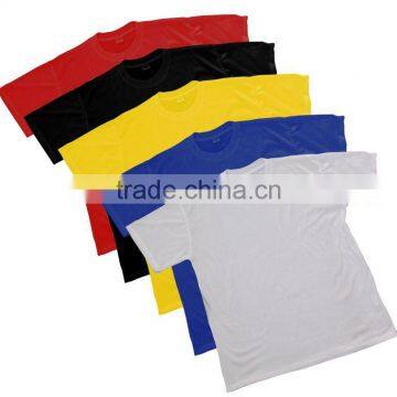 100% Polyester Sublimation T Shirt Without Printing