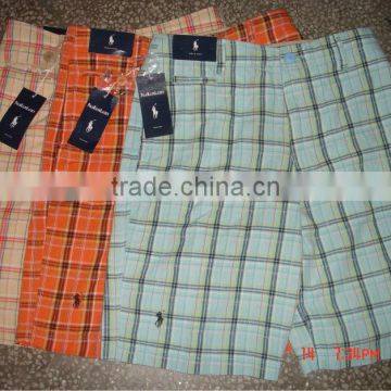 MENS YARN DYED CHECK BOARD SHORT V526