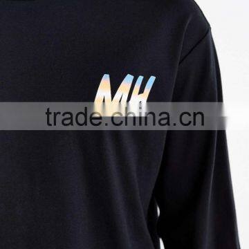 Cut and Sew Design Long Sleeves Custom Tshirt photo-2