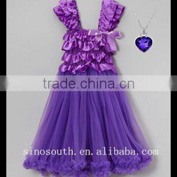 Handmade Birthday Girls Colorful Tutu Dress Lined photo-5
