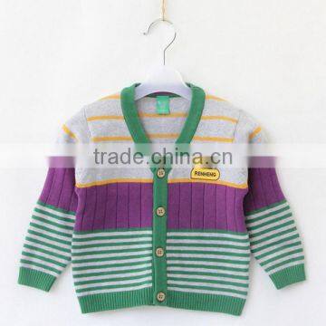 Boys Cartoon Style Elastic Knitting Coat Sweater photo-3