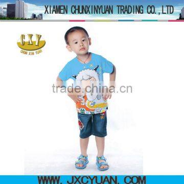 2012 new style t shirts for boys printed radiant and grey wolf