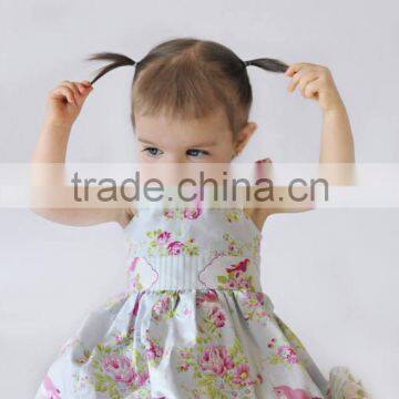 Little Girls Spring Flower Dress Kids Easter Cute Dress photo-4