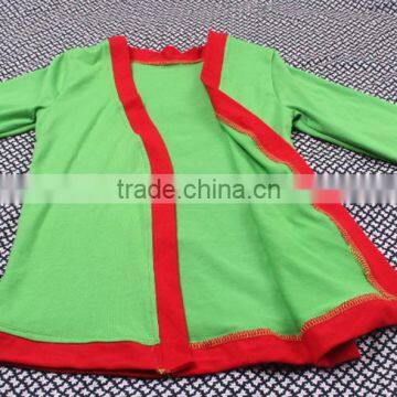Knitting Cotton Green Color Girls Stylish Overall Fashion Smock-Frock Children Outer Garment photo-2