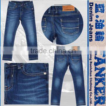 Deep Indigo Baby Kids Boys Girls Handcraft Pants Trousers Jeans photo-6