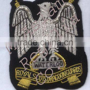 Hand Embroidery Scots Dragoons Badge