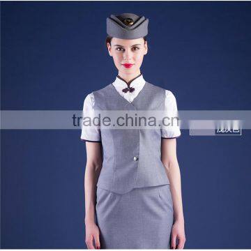 Chinos Wholesales Hot Sexy Airline Stewardess Skirt Suits photo-4