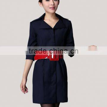 Custom Nice and Chantilly Stewardess Flight Attendant Airline Dress Design Wholesaele photo-3