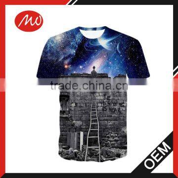 boys short sleeve high quality 3d digital print t-shirt