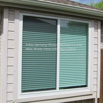 Double glazed fire proof home interior PVC sliding window