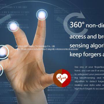 USB Fingerprint Reader for Windows 7,8 & 10 Hello, PQI My Lockey 360° Touch Speedy Matching Multi Biometric Fido Securit photo-4