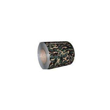 Camouflage Colored Galvanized Steel Coil / Prepainted Galvanized Steel Coils PPGI Plates