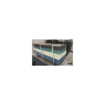 Eco-Friendly No Bubble Solid Surface Sheets Glacier White Color