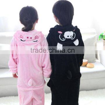 Sister or Brother Flannel Fleece Cartoon Onesie With Top Quality photo-2