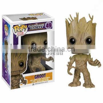 Hot selling POP action figure, Cute Groot POP, PVC figure cheap price