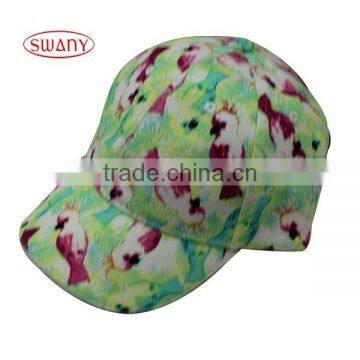 fashion cheap print baseball cap and hats with 3D embroidery logo