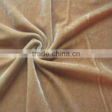 100%polyester plain velvet fabric/polyester velvet/velvet fabric