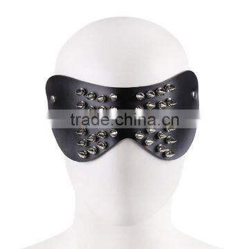 Rivet Punk Black Eyeshade Sexy Eye Mask Patch Blindfold Adult Games Flirt Sex Toy Sleep Sex Products For Couples