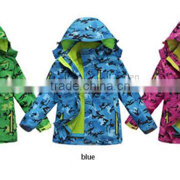 waterproof and windproof hardshell jackets for boy & girl