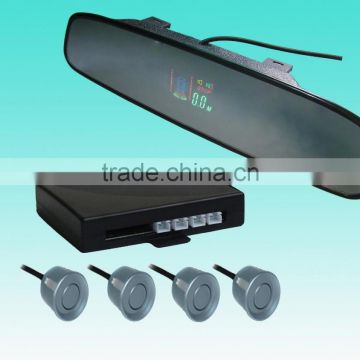 Super Thin Car Rear view Mirror VFD Parking Sensor 6 sensors