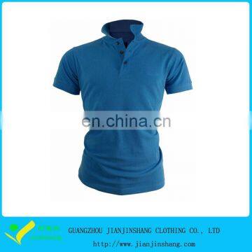 Blank Blue OEM Designed Polyester Pique Fitness Man's Polo Shirts Manufacture