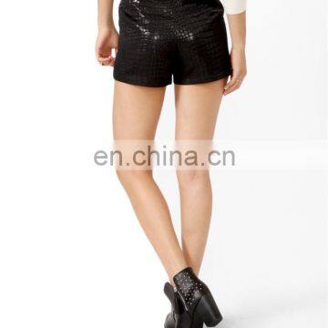 Embossed Metallic-Blend Shorts CSS0016 photo-3