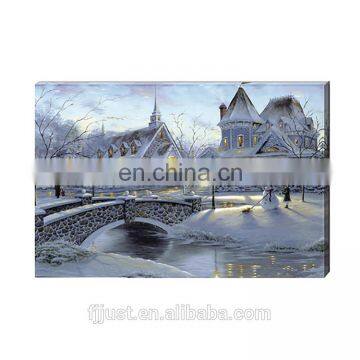 cheap oil painting fiber optic wall tapestry