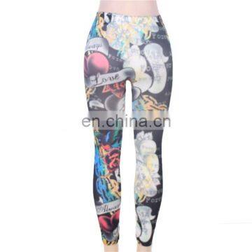 Newest Printed Seamless Tatoo Design Leggings photo-5