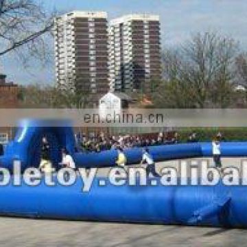 hot sell Inflatable football pitch/football goal shooting games