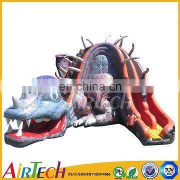 lovely popular wholesale inflatable slide, animal slide for kids