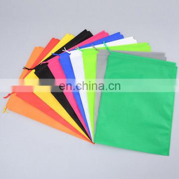 Environmental protection dust proof nonwoven fabric bag/ drawstring bag for shoes packaging