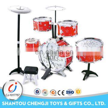 Funny musical instrument toy plastic mini jazz drum set prices