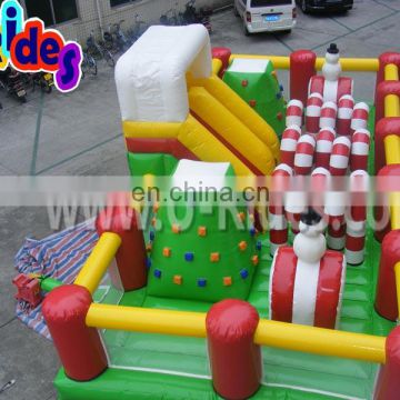 inflatable christmas game amusement park for kids