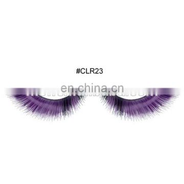 party carnival halloween wholesale fashion colorful purple False Eyelash E-0029