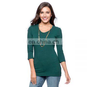 MIKA1055 Modbod Women Basic 3/4 sleeve shirt