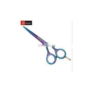 hot sale Hair scissors colorful titanium salon hair scissors