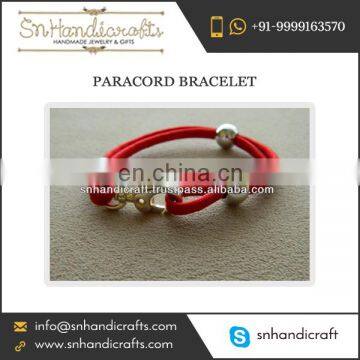 New Arrival Handmade Red Color Paracord Bracelet