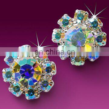 Wholesale cheap AB crystal earring studs