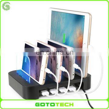 4 USB Charging Station for IPhone IPad High Speed Charger