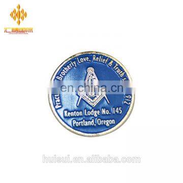 high quality customized shiny finishing metal pin badge