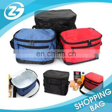 Custom wholesales nylon 210D 600D good quality handle food ICE lunch bag