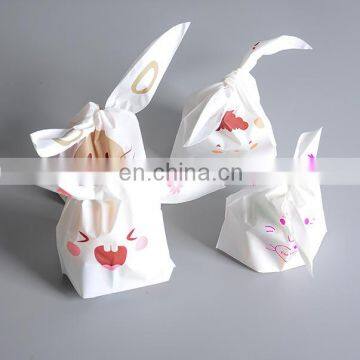 AL001158 Cute Rabbit Plastic Gift Package Bag For Cookies Cake Candy Goodies Soap 6 Style Available MOQ 100 PCS