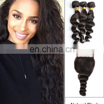 2017 hot sale loose wave brazilian hair bundle hair salon equipment