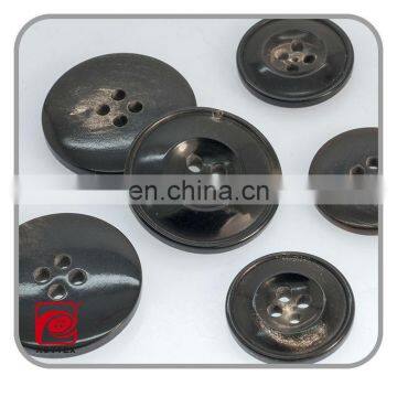 Wonderful Natural Cow and Buffalo 4 hole Horn Button china button factory