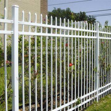 Corrosion resistance white ornamental picket fence for laws