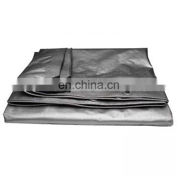 Super Heavy Duty Waterproof PE Coated Gray Tarpaulin