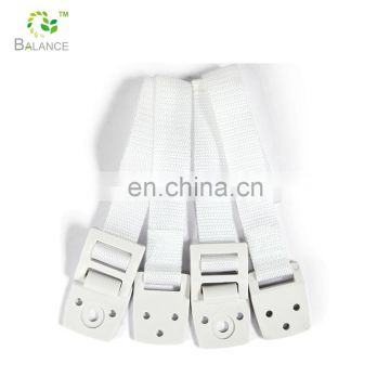 Anti-tip furniture and wall strap adjustable tv safety strap