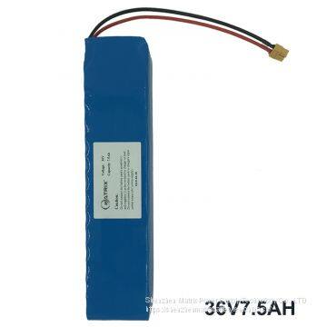 36V 7.5Ah Lithium Battery Pack for Electric Scooter photo-2