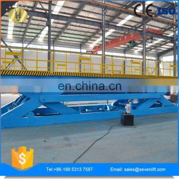 7LSJG Shandong SevenLift Electric 3m Scissor Cargo Manual Table High Lifter Lifting Table Platform photo-3