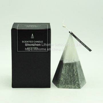 Conical Pentagonal Ice Flower Aromatherapy Candle photo-5